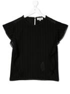 Zadig & Voltaire Kids Striped Blouse - Black