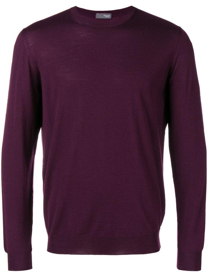 Drumohr Crewneck Jumper - Purple