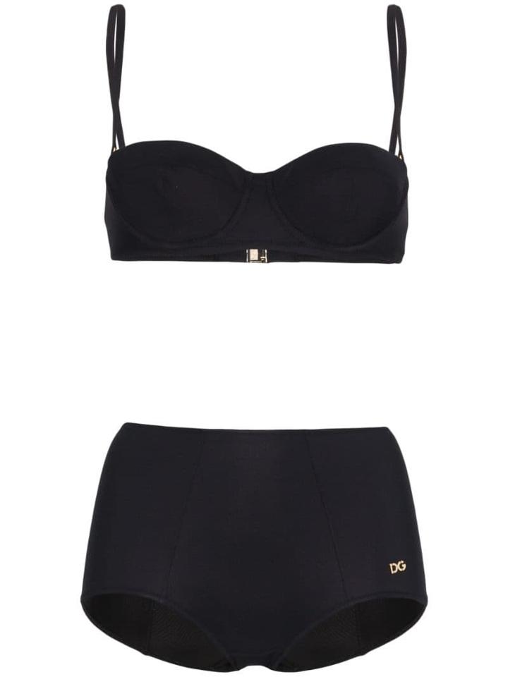 Dolce & Gabbana High-waisted Bikini - Black