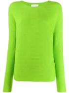 Christian Wijnants Long-sleeve Fitted Sweater - Green