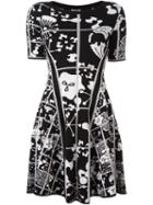 Kenzo 'tanami Flower' Dress, Women's, Size: Xs, Black, Cotton