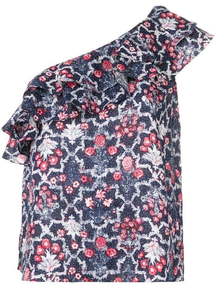 Isabel Marant Étoile Floral-print Top - Blue