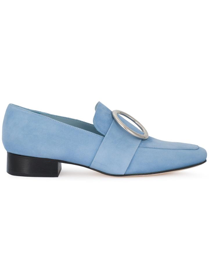 Dorateymur Baby Blue Suede Harput Loafers