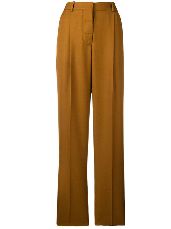 Victoria Beckham Low Waist Tapered Trousers - Brown