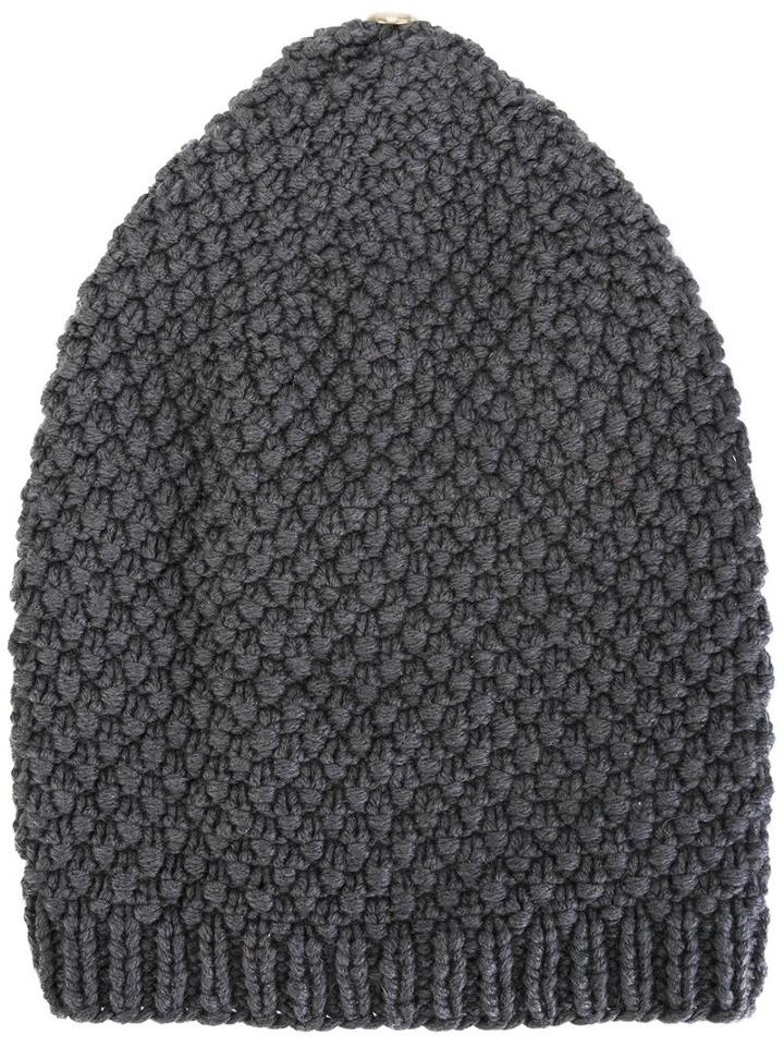 Werkstatt:münchen Cap Moss Button, Adult Unisex, Grey, Cashmere