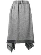 Fabiana Filippi Asymmetric Skirt - Grey