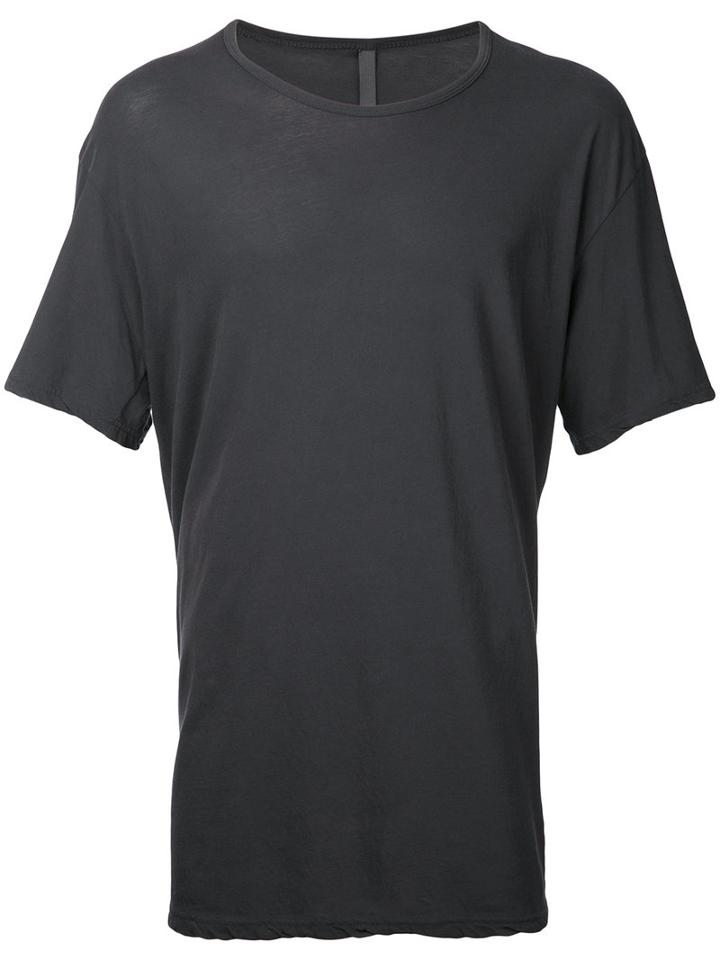 Kazuyuki Kumagai - Round Neck T-shirt - Men - Cotton - 1, Grey, Cotton