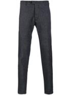 Al Duca D'aosta 1902 Fitted Tailored Trousers - Blue