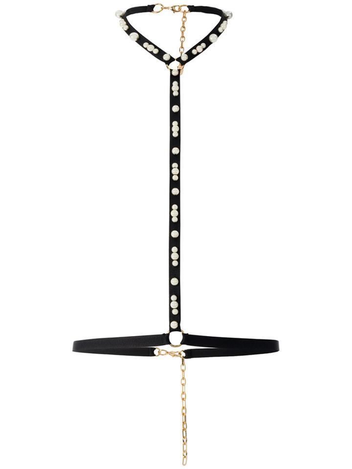 Radà Embellished Harness - Black