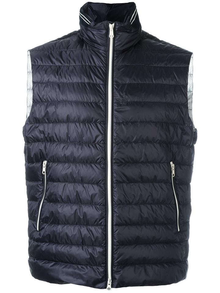 Fay Padded Gilet, Men's, Size: Medium, Blue, Polyamide/feather