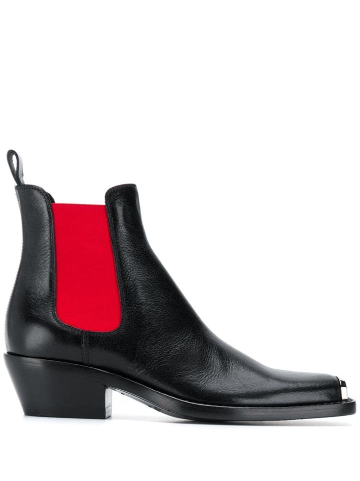Calvin Klein 205w39nyc Elasticated Panel Boots - Black
