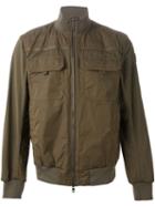 Moncler 'ribera' Jacket, Men's, Size: 2, Green, Polyester/polyamide/cotton