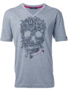 Loveless Skull Print T-shirt, Men's, Size: 2, Grey, Cotton