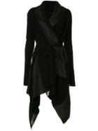 Masnada Asymmetric Cashmere Dress - Black