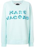 Marc Jacobs Embroidered Logo Sweatshirt - Blue