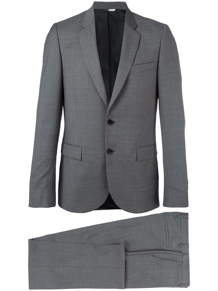 Ps By Paul Smith Two Piece Suit, Men's, Size: 36, Grey, Wool/viscose