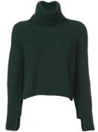 Rosetta Getty Turtleneck Sweater - Green