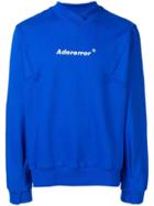 Ader Error Shawl Collar Jumper - Blue