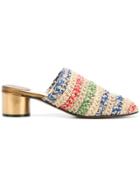 Salvatore Ferragamo Striped Sandals - Multicolour