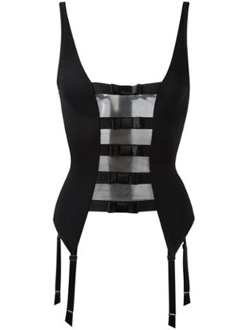 Chantal Thomass Bows Body, Women's, Size: Small, Black, Polyamide/spandex/elastane/polyester