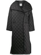 Toteme Oversized Quilted Coat - Black