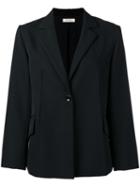Nina Ricci Button Up Blazer, Women's, Size: 40, Black, Silk/wool