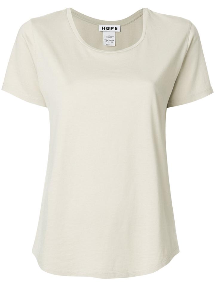 Hope Round Neck T-shirt - Nude & Neutrals