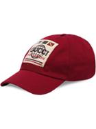 Gucci Logo Patch Cap - Red