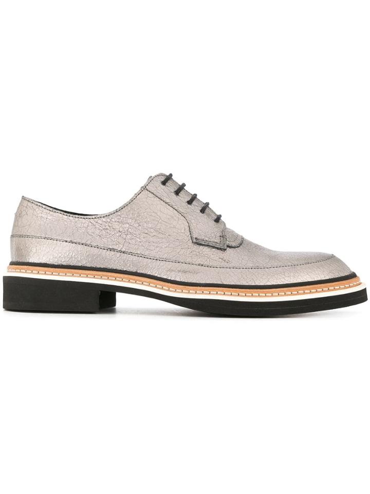 Mcq Alexander Mcqueen Lace-up Shoes - Silver