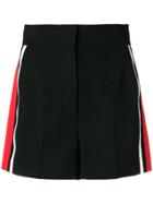 Alexander Mcqueen Stripe Detail Shorts - Black