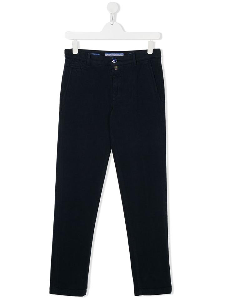 Jacob Cohen Junior Teen Bobby Chino Trousers - Blue