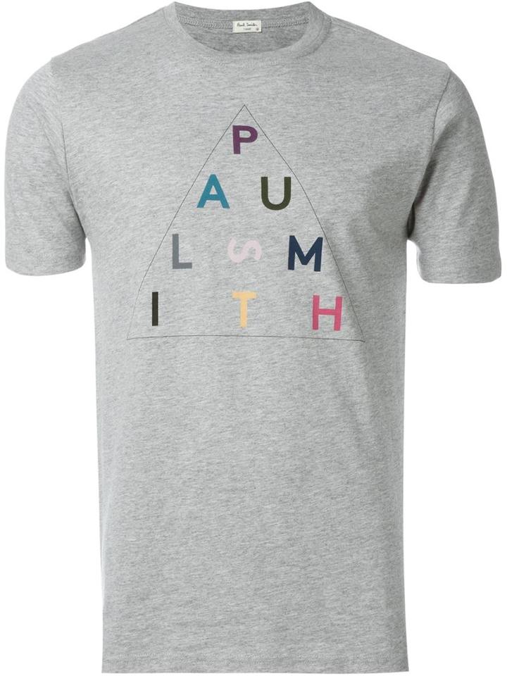 Paul Smith Jeans Triangle Logo Print T-shirt