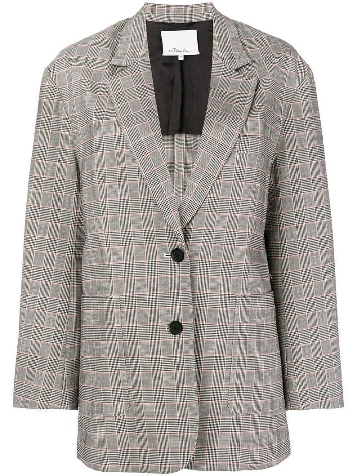 3.1 Phillip Lim Oversized Button Blazer - Black
