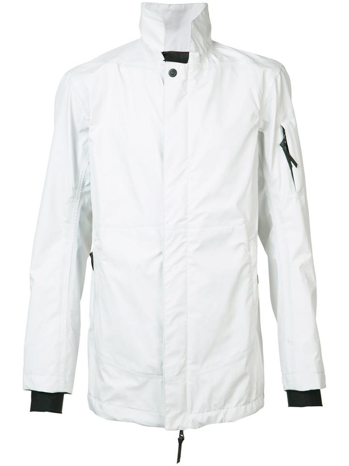11 By Boris Bidjan Saberi - Rear Logo Jacket - Men - Polyamide - L, White, Polyamide