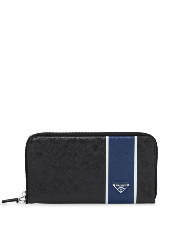 Prada Colour Block Document Holder - Blue