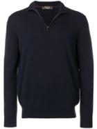 Loro Piana Zip Jumper - Blue