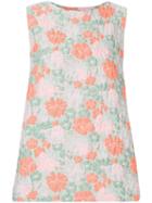Jil Sander Sleeveless Floral Print Top - Pink