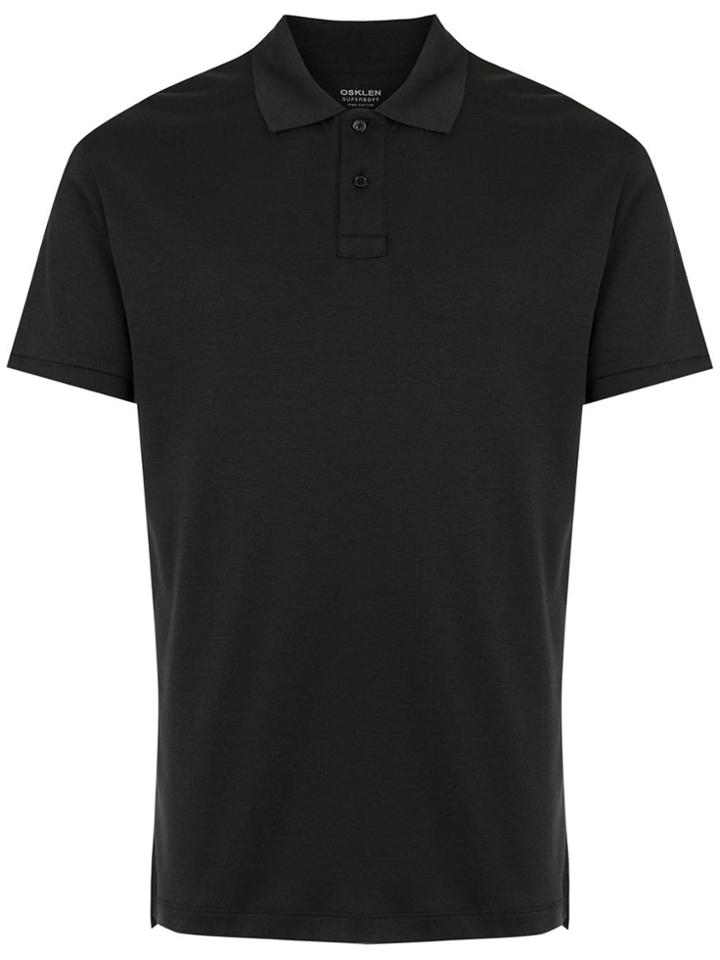 Osklen Classic Short-sleeve Polo Shirt - Black
