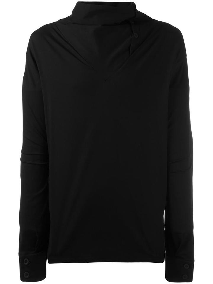 Alchemy High Neck Sweatshirt, Men's, Size: Small, Black, Cotton/polyester
