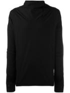 Alchemy High Neck Sweatshirt, Men's, Size: Small, Black, Cotton/polyester