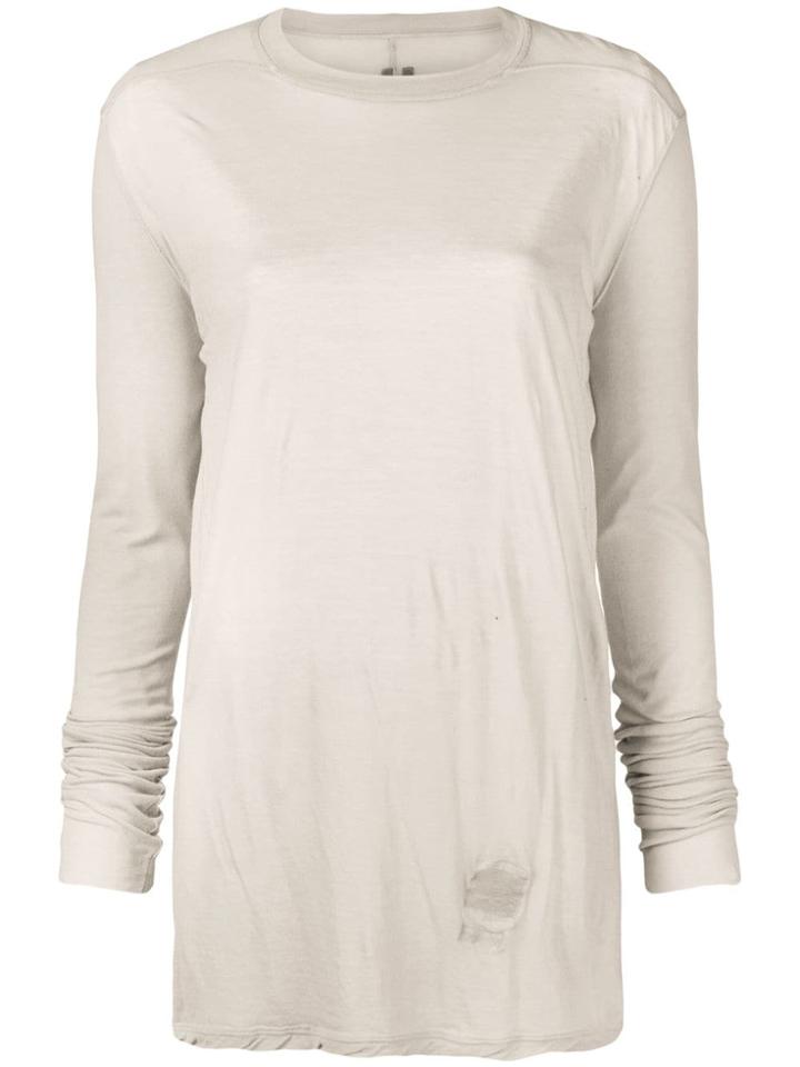 Rick Owens Drkshdw Longline Knitted Top - Nude & Neutrals
