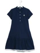 Moncler Kids - Polo Dress - Kids - Cotton/spandex/elastane - 14 Yrs, Blue