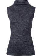 Strateas Carlucci Cowl Neck Tank Top, Women's, Size: Xs, Grey, Polyester/wool