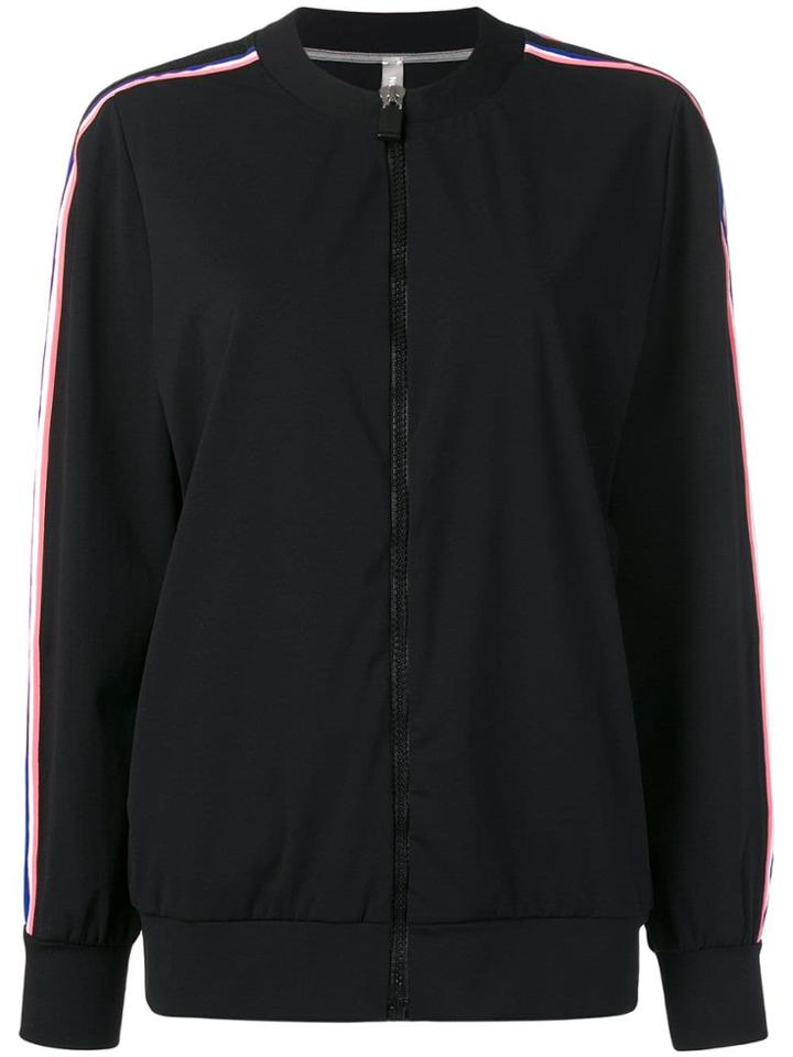 No Ka' Oi Side Stripe Track Top - Black