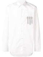 Maison Margiela Striped-pocket Shirt - White