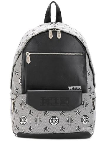 Ktz Monogram Backpack - Black