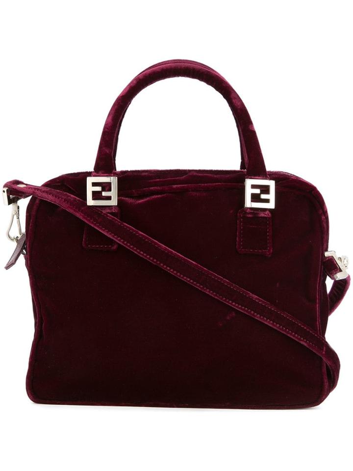 Fendi Vintage Logos 2way Hand Bag - Pink & Purple