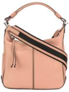 Tod's - Zipped Shoulder Bag - Women - Leather - One Size, Women's, Pink/purple, Leather