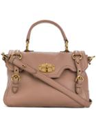 Miu Miu Top Handle Tote Bag - Pink & Purple