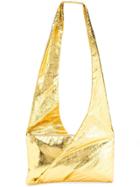 Mm6 Maison Margiela Metallic Shoulder Bag - Gold
